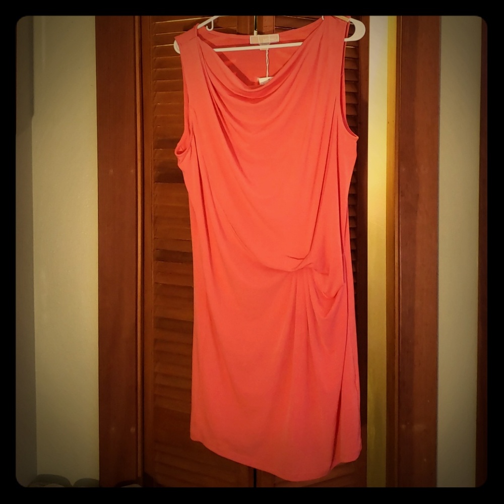 NWT Micheal Kors dress in Hot Coral